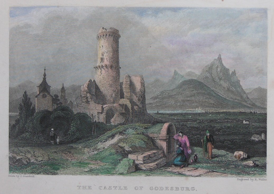 Print - The Castle of Godesburg - Wallis
